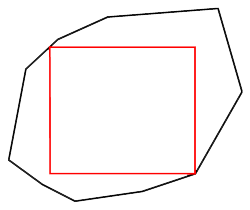 2 corners on polygon boundary