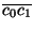 $ \overline{c_0c_1}$